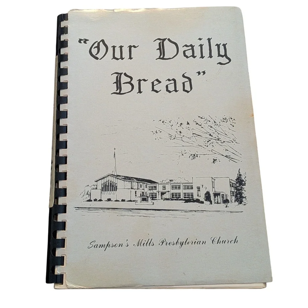 VTG 1975 Our Daily‎ Bread Church Cookbook Sampsons Mills PA Lamplighters Class